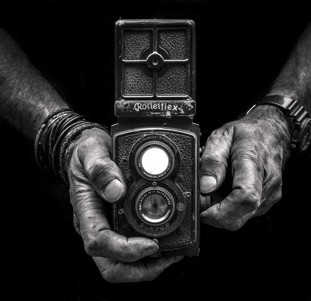 My father's old Rollie in my hands